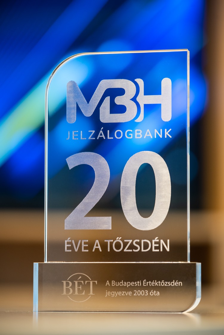20 years on the stock exchange - MBH Mortgage Bank award